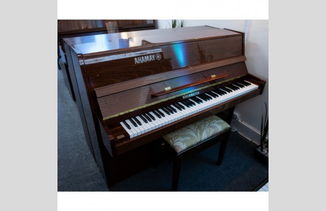 Used Steinmayer Polished Mahogany S108 Upright Piano - All Inclusive Premium Package (SN:541025137) - Image 4